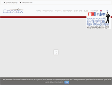 Tablet Screenshot of cerrix.com